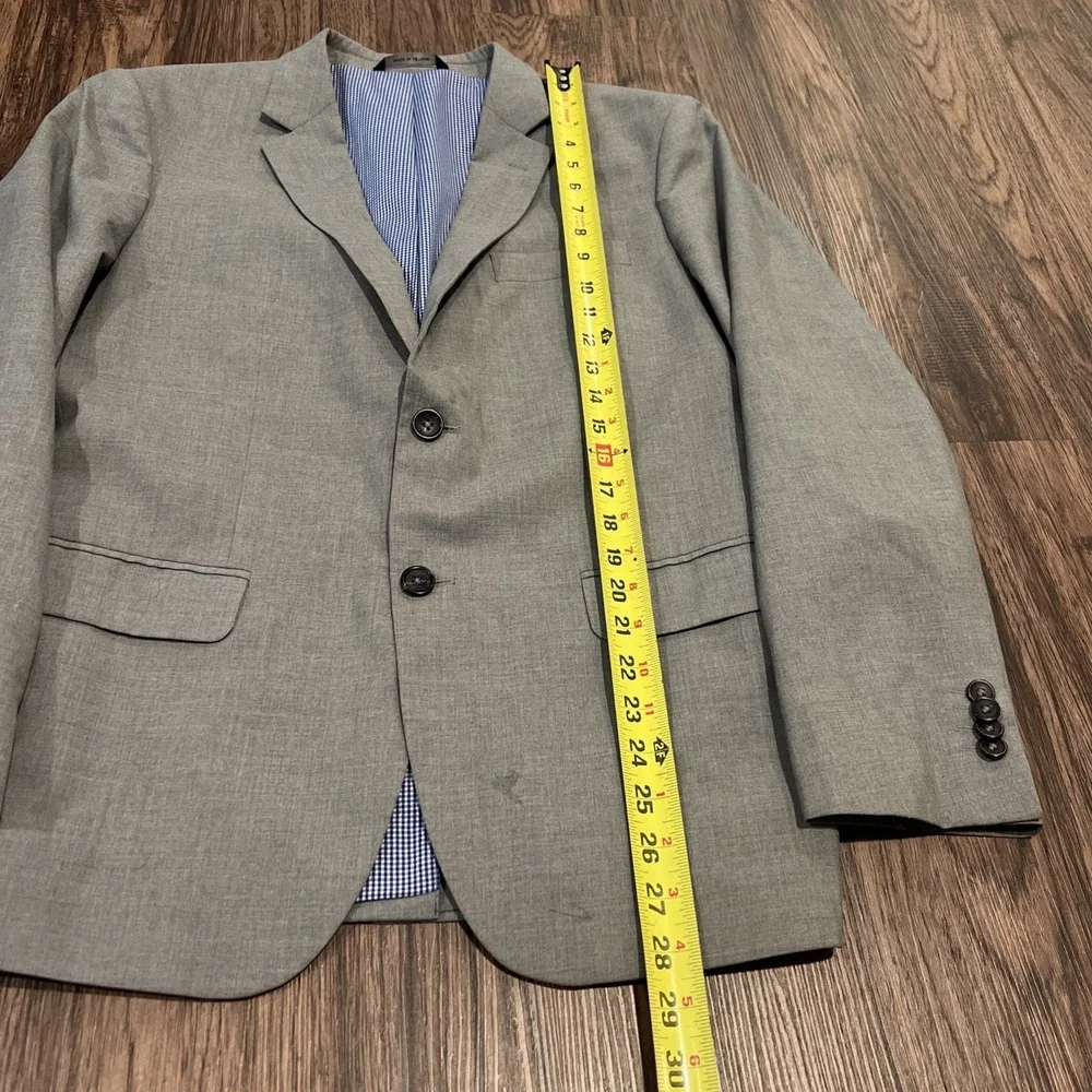 BANANA REPUBLIC Tailored Fit suit Blazer Size 42S Pants 32x30 gray  wool READ